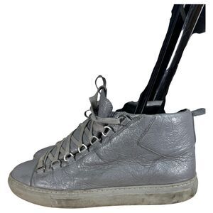 Balenciaga Arena Leather High Trainers Sneakers Men’s Size 42 US 9 - FLAWS